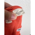 Anthropologie Moth Orange Slub Knit Button Photo 2