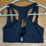 Free People Movement Muse Black Racerback Sports Bra with Geometric Straps Photo 2