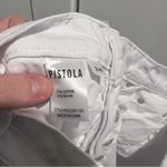 Pistola Cassie Super High Rise White Straight Leg Jeans Distressed Photo 8