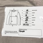 Katherine Barclay  Womens Merino Wool Sweater Size M Neutral Minimal Quiet Luxury Photo 10