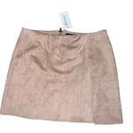fab'rik NWT Mocha Suede Skirt Size Small Photo 1