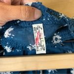 Free People  Blue Gauze Pattern Pants Photo 6