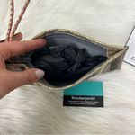 NWT Disa Artisanal Fish Skin Handmade in Iceland Clutch Bag OS Gold Photo 7