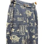 Free People NWT  Seaside Pull On Pants Indigo Rodeo Time Western Boho Wide Leg S Photo 5