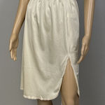 Vanity Fair Vintage  Half Slip Size Small 24" Light Beige Nylon Slit 11-760 Silky Photo 0