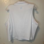 Hind Women's Classic Cropped Polo White Tank Top Size XL Photo 1