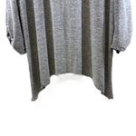 Fortune + Ivy Gray Keyhole Tunic Top, Long Sleeve, Plus Size XXL Photo 2