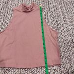 Charlotte Russe  Peach Pink High Neck Cropped Tank Top Photo 6