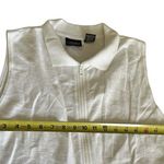 Sonoma Beach Cover up Sleeveless Full Zip Up Size M Pockets 100% Cotton Modest Photo 5