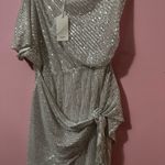 Grace Karin Grace Karen silver sequined cocktail dress. Photo 9