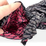 00s Unbranded Vintage Pink Purple Floral Cloth Shoulder Bag Photo 5