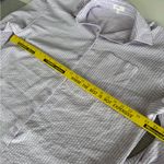 Better Be  Purple and White Striped Oversized Button Down Shirt Size Small Photo 7