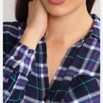 Pendleton Gap + long sleeve belted shirtdress Blue Plaid SIZE XS #351523 Photo 2