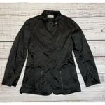 Balmain  Black Satin Evening Jacket‎ Blazer Coat Shirt Sz 38 Vtg Photo 1