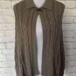 Collection XIIX LTd women S one button knit cape sweater Photo 0