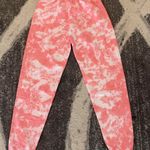 Pink Tie Dye Track Pants Size M Photo 0