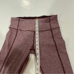 Lululemon Turn Around Tight Leggings in Heathered Bordeaux Drama Size 6 Photo 10