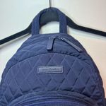 Vera Bradley Essential Compact Backpack Bag Classic Navy Blue Microfiber Quilted Photo 1