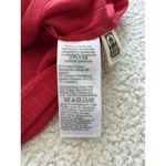 Madewell  Ribbed Crewneck Shell Top Vest Button Front Cherry Red Size M Photo 6