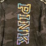 PINK - Victoria's Secret Camo mermaid and silver bling PINK zip up hoodie Photo 2