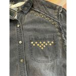 Free People  We the Free Studded Button
Down Shirt size XS washed black Photo 7