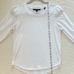 Veronica Beard  Mason Baseball Long Sleeve Pima Cotton Slub Jersey T-Shirt Photo 7