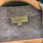 Loft  Lilac Lavender Knit Sweater Cardigan | Size XL Photo 13