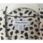 Tommy Bahama Darling Dots Long-Sleeve Silk Shirt Ivory Black Size S/P Photo 4