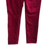 White House | Black Market Women's Pink Velvet Skinny Ankle Pants Size 8 Photo 1