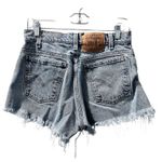 Levi's Levi Strauss 560 Vintage 90's Cut Off Blue Jeans Size 30 Orange Label Loose Fit Photo 4