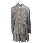 Saks 5th Avenue Saks Fifth Avenue Multicolor Floral Long Sleeve V Neck Tiered Mini Dress Size S Photo 1