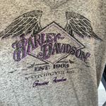 Harley Davidson  Genuine Freedom 3/4 Sleeve Shirt - Size Large Photo 2