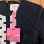 Tuckernuck  X Atlantic-Pacific Embroidered Hartman Linen Dress Navy & White Small Photo 8