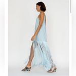 MR.LARKIN TASSEL SLIP DRESS, ICE BLUE M Size M Photo 3