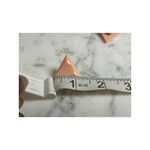 Vintage 1980s Pastel Peach Beaded Necklace and Triangle Earrings Set Retro 30" Photo 2