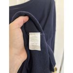 Talbots  Lambswool Blend Navy Joyful Christmas Sweater Size 1X Holiday Party Photo 5