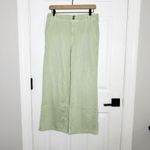 Anthropologie Pilcro  Size 28P Eventide Trouser High Rise Wide Leg Jeans Cucumber Photo 1