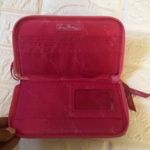 Vera Bradley Wallet Zip Around Hope Toile Retired Pink Pockets Clutch Wristlet Photo 3