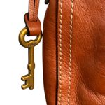 Fossil  Emma Crossbody Bag Brown Leather Purse Tassels Photo 3