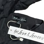 For Love & Lemons Black Satin Yori Midi Dress US M Photo 5