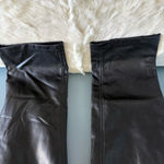 Abercrombie & Fitch The 90’s Straight Ultra High Rise Vegan Leather Pants Photo 2
