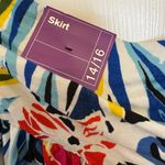 Lane Bryant  Tropical Floral Skirt 14/16 NWT Vibrant Hawaiian Vacation Style Photo 2