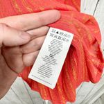 Michael Kors Michael  Top Women Size Small Red Metallic Kimono Swim Coverup NWT Photo 4