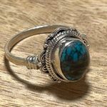 Sterling Silver Turquoise 925  Ring Photo 4