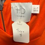 HD in Paris Anthropologie  Vibrant Orange Midi Dress Photo 2