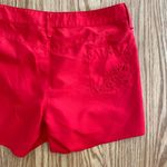 Athleta  Bright Red Coastal Eyelet Floral Cut-out Shorts Womens 6 Photo 8