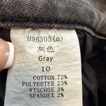 ETTELO Womens Jeans High Waisted Straight Leg Loose Stretchy Pants Size 10 Gray Photo 4