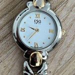 Esquire ESQ Ladies Watch Two Tone Bracelet White Dial Gold Tone Hands Markers Photo 1