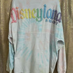 Disneyland Spirit Jersey Pastel Rainbow Colorful Tie Dye Glitter Long Sleeve Shi Photo 0