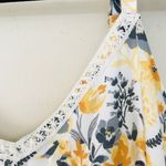 Joie New  Mommy and Me Floral V Neck Maxi Dress in Yellow Grey Women's Size 6 Photo 4